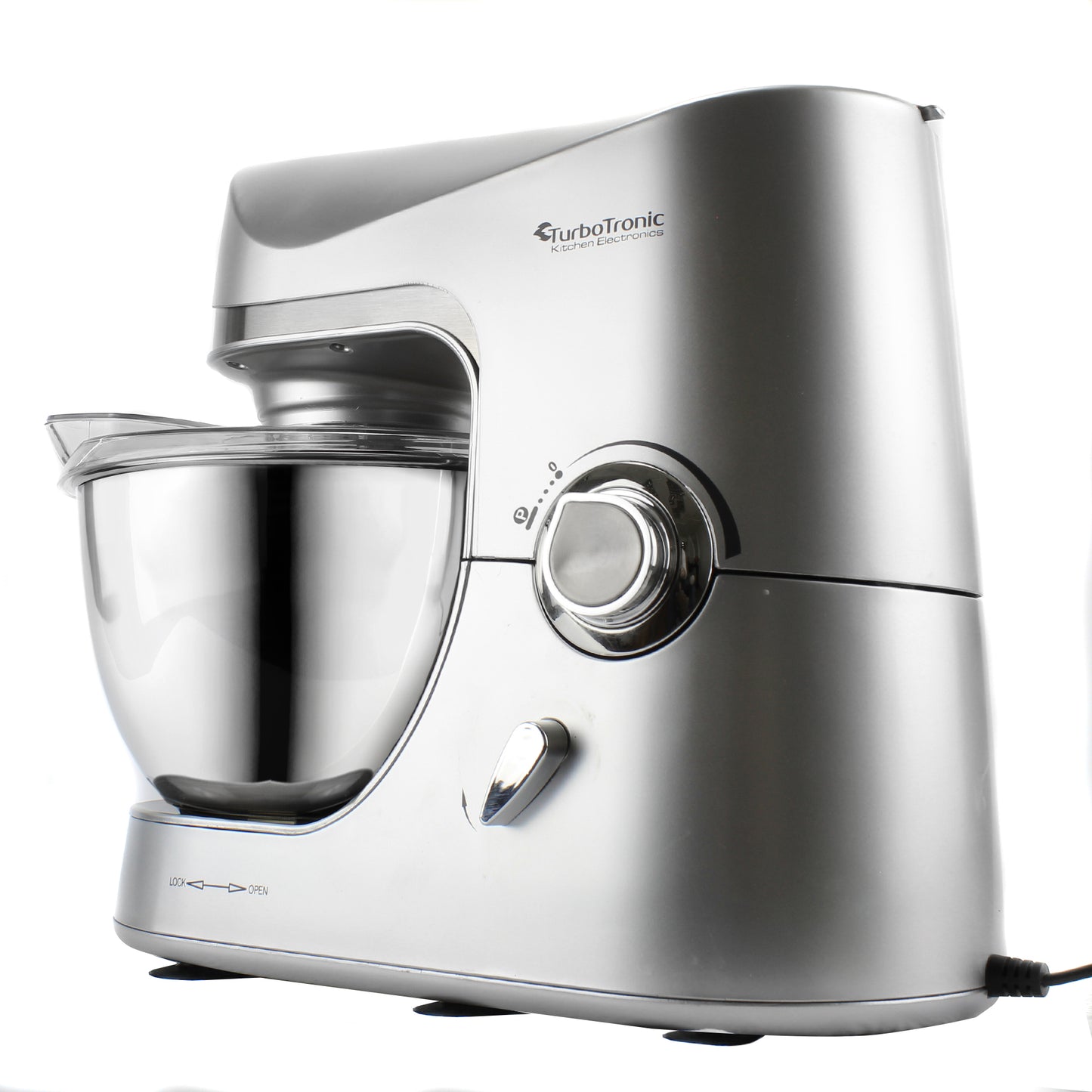 TurboTronic TT-002 Røremaskine - 5 liter - Sølv
