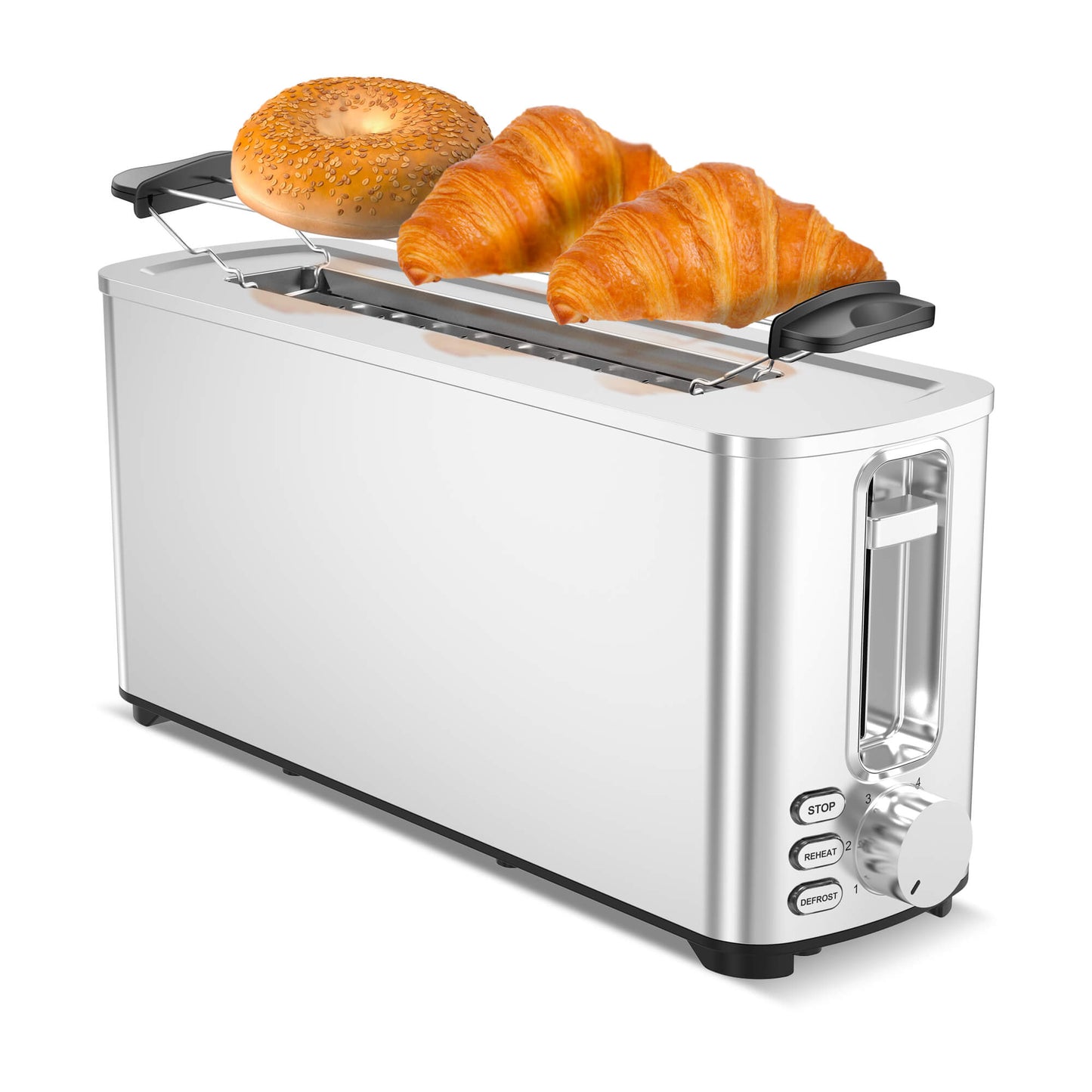 TurboTronic BF14 Brødrister - 2 skiver - rustfrit stål