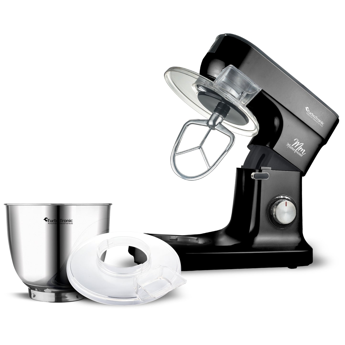 TurboTronic TT-015 Food processor - Blender - 6.5 litres - Black