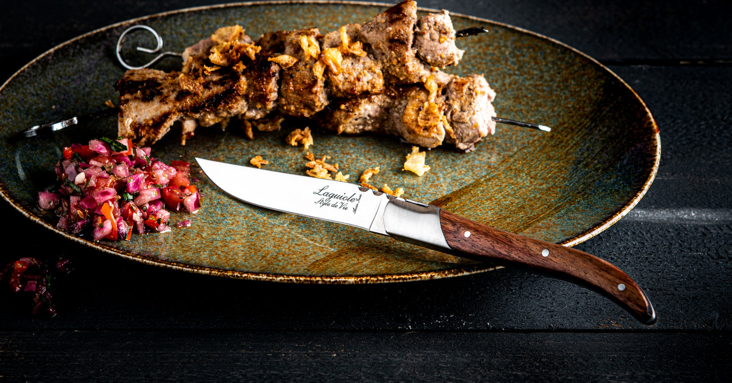 Steakknive - Luksus - Rosentræ, 6 stk