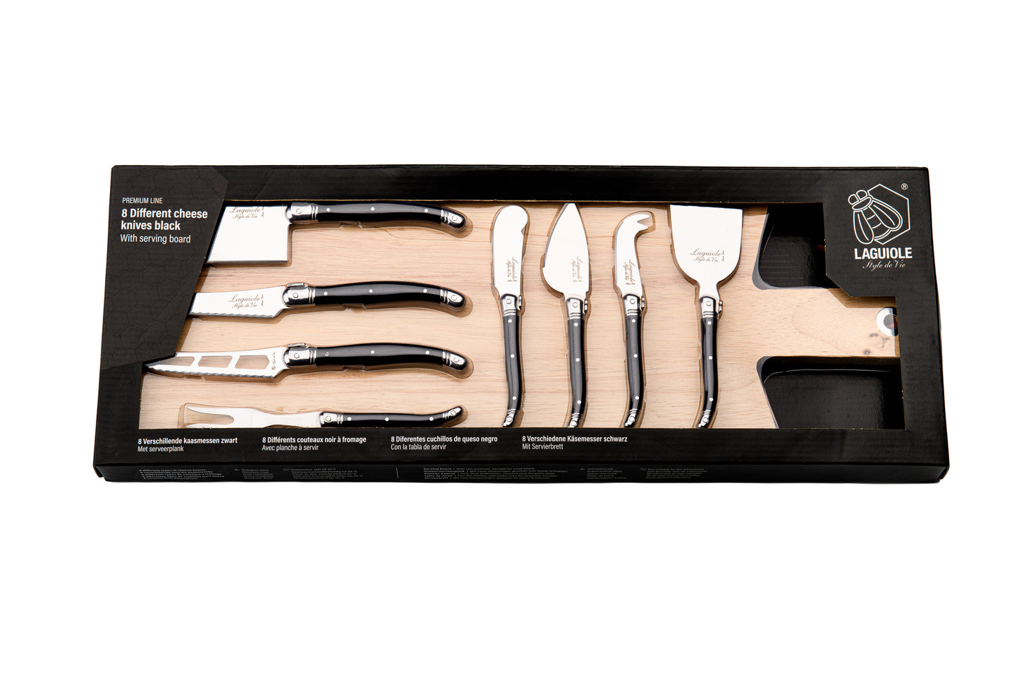 Osteskæresæt - 8 dele inkl. bræt