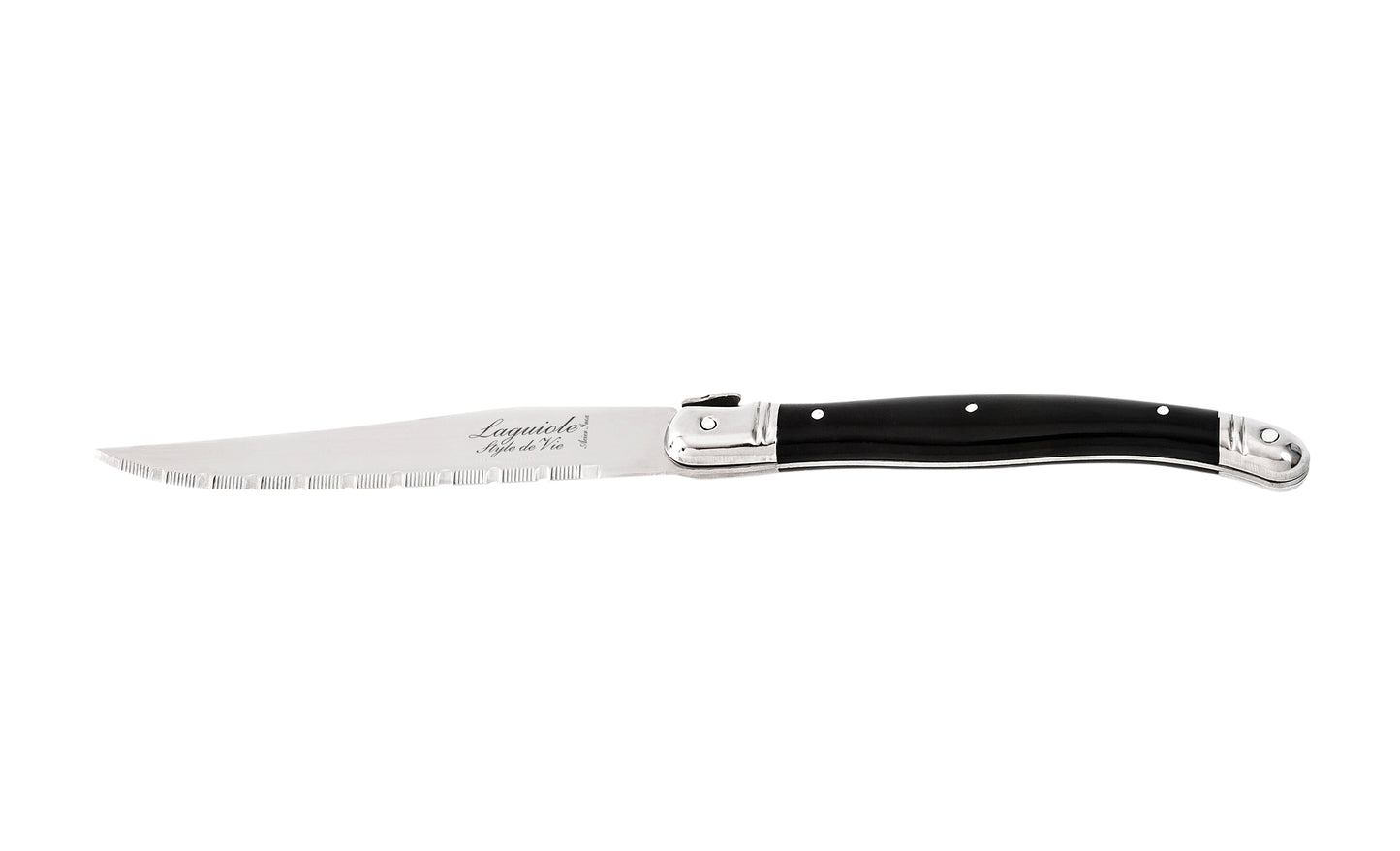 Steakknive - Premium - 6 stk - Sort