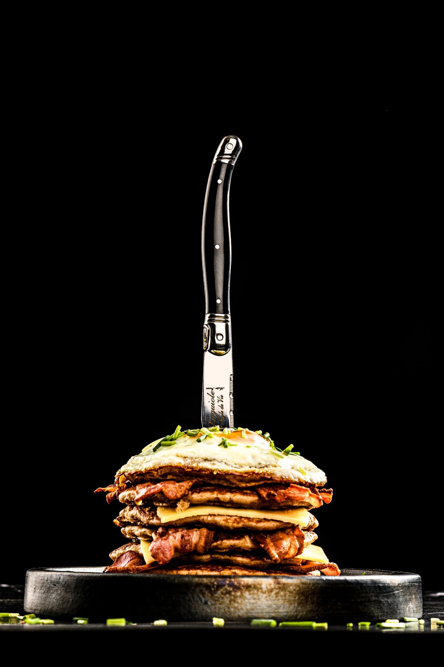 Steakknive - Premium - 6 stk - Sort