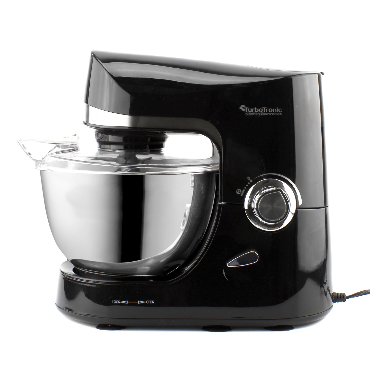 TurboTronic TT-002 Røremaskine - 5 liter - Sort