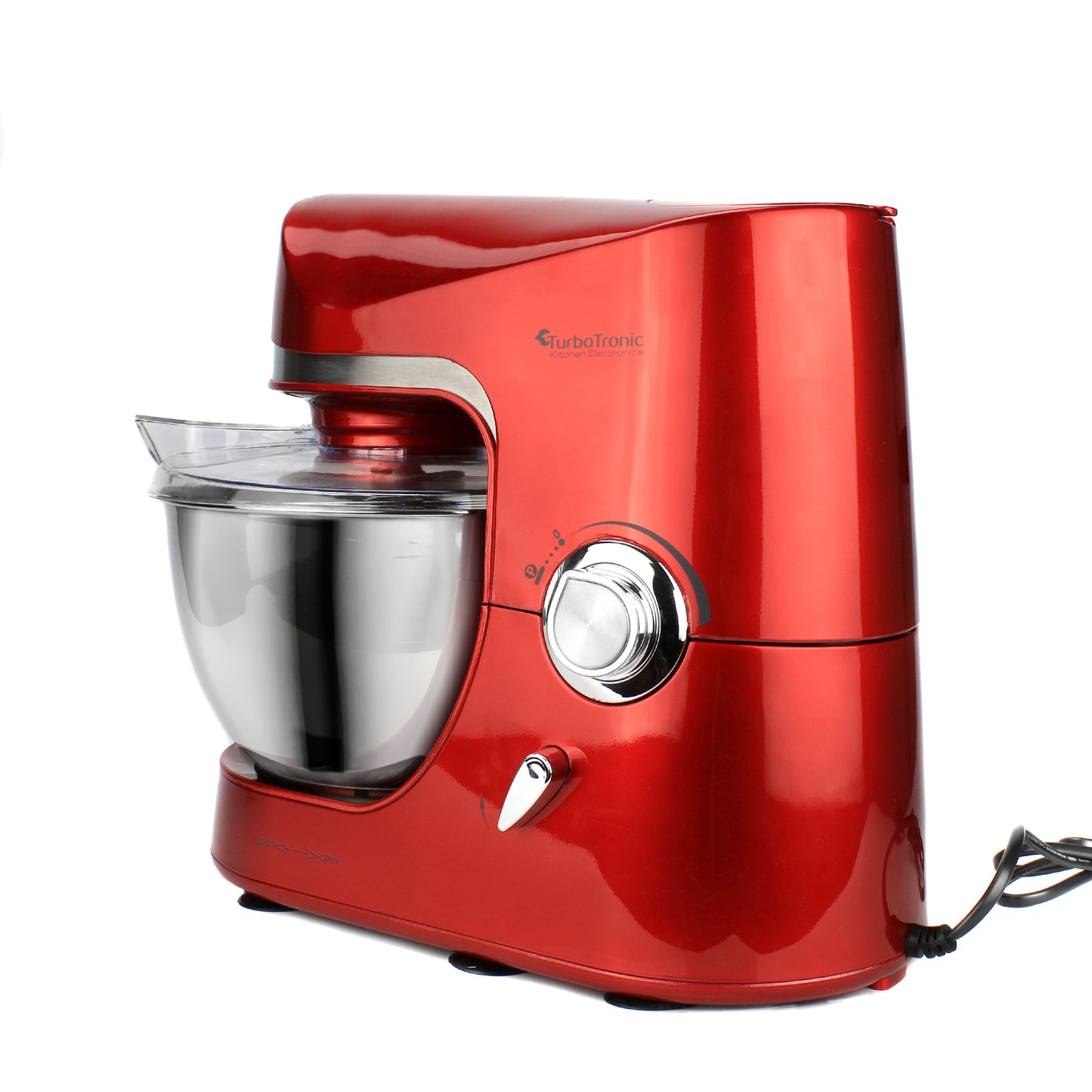 TurboTronic TT-002 - Røremaskine - 5 liter - Rød