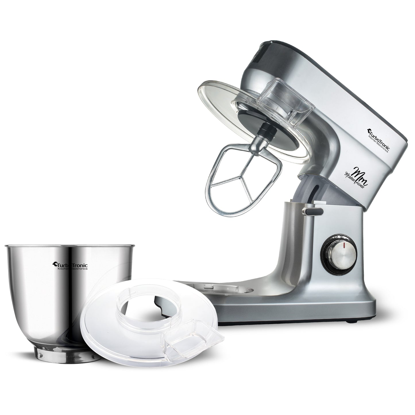 TurboTronic TT-015 Røremaskine - 6.5 Liter - Silver