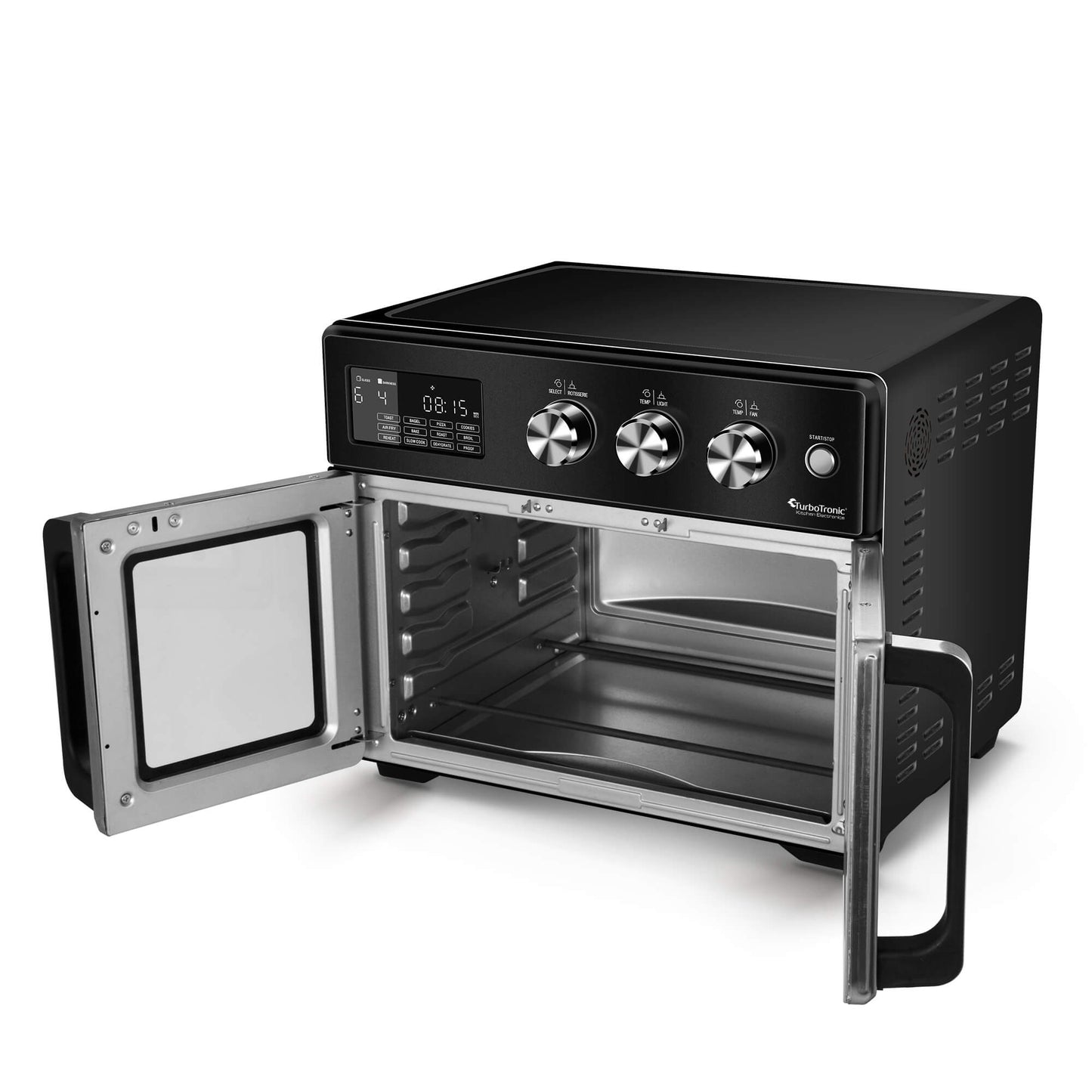 TurboTronic AFD32 Airfryer XXL og ovn - Dobbeldør- 32 Liter - Sort