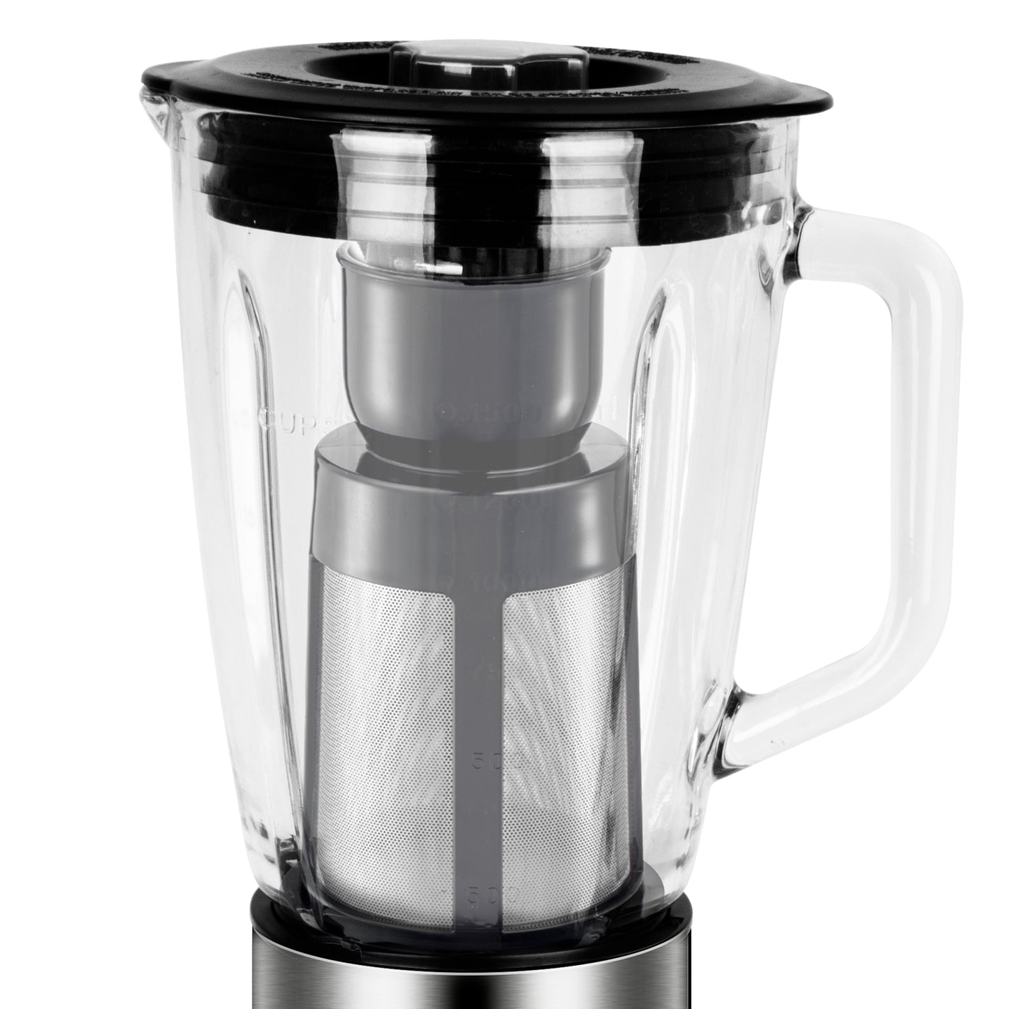 TurboTronic BG9 Blender+juicer - 1.5 liter - Rustfrit stål