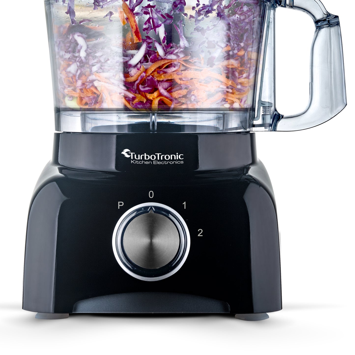 TurboTronic FP800 - Foodprocessor - 1,2 liter - Sort