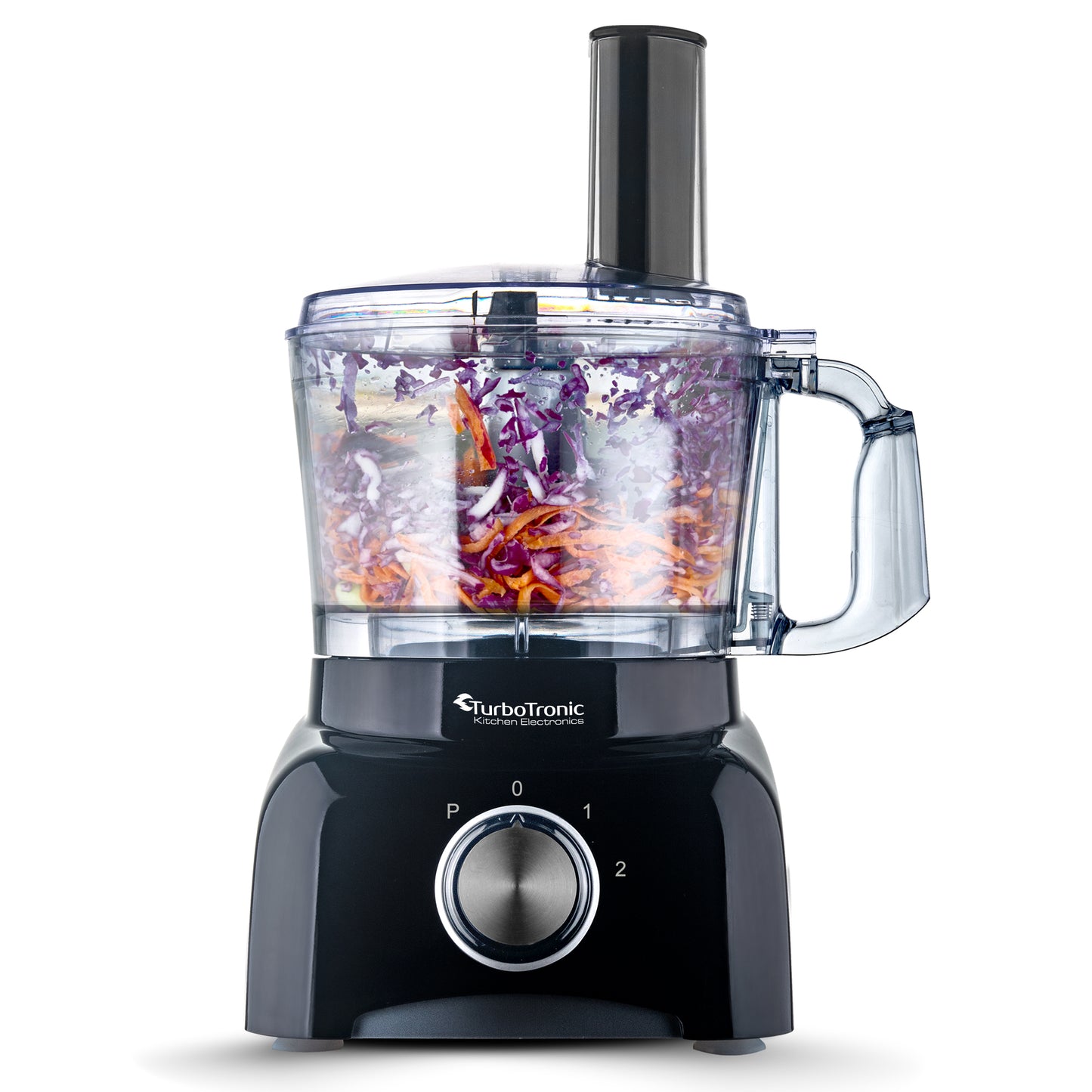 TurboTronic FP800 - Foodprocessor - 1,2 liter - Sort