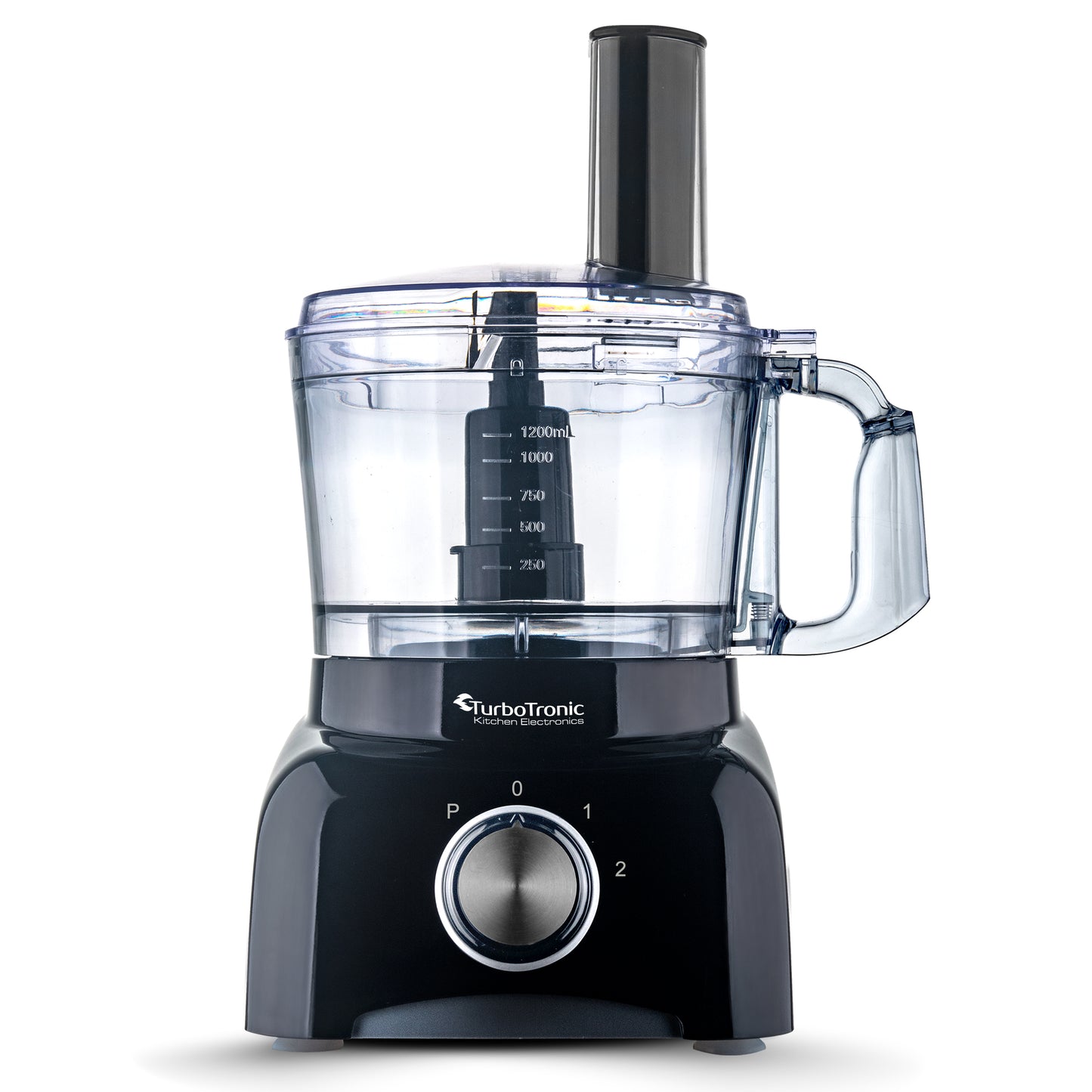 TurboTronic FP800 - Foodprocessor - 1,2 liter - Sort
