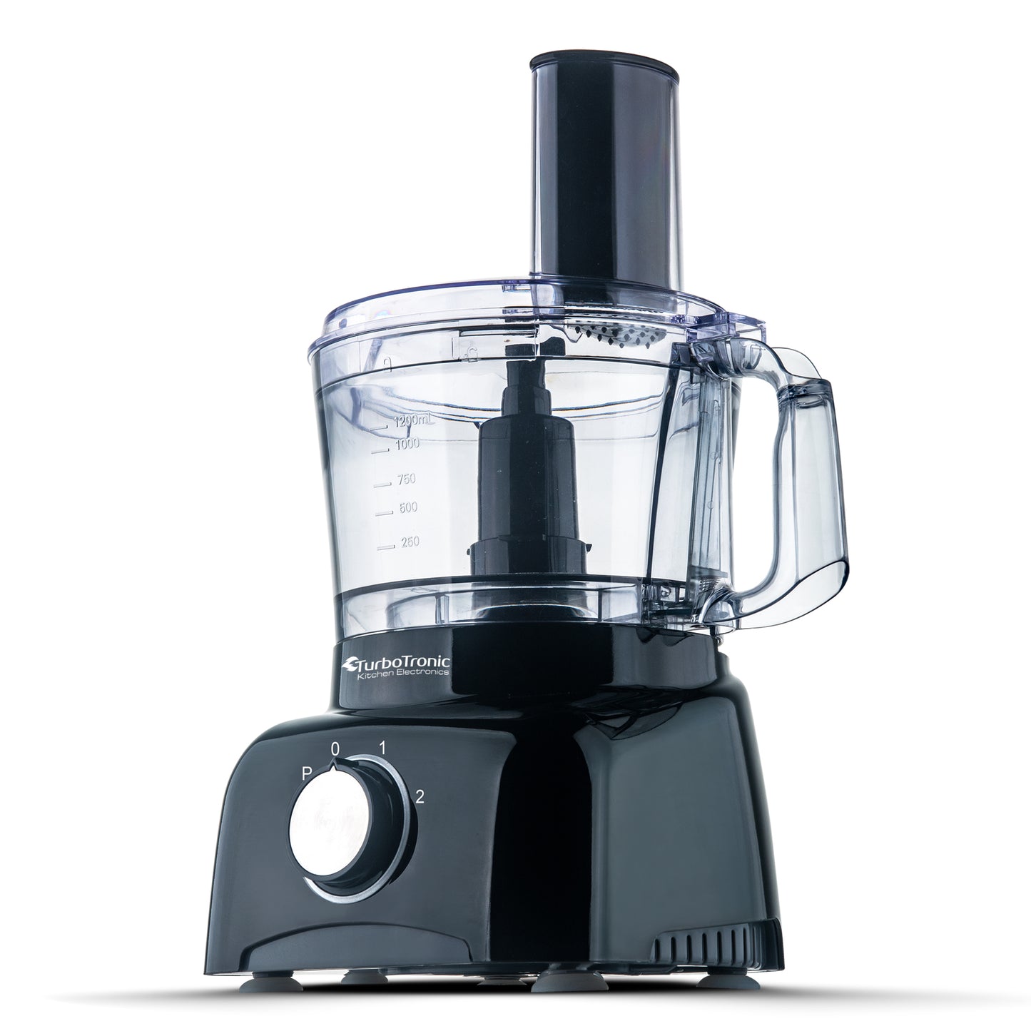 TurboTronic FP800 - Foodprocessor - 1,2 liter - Sort