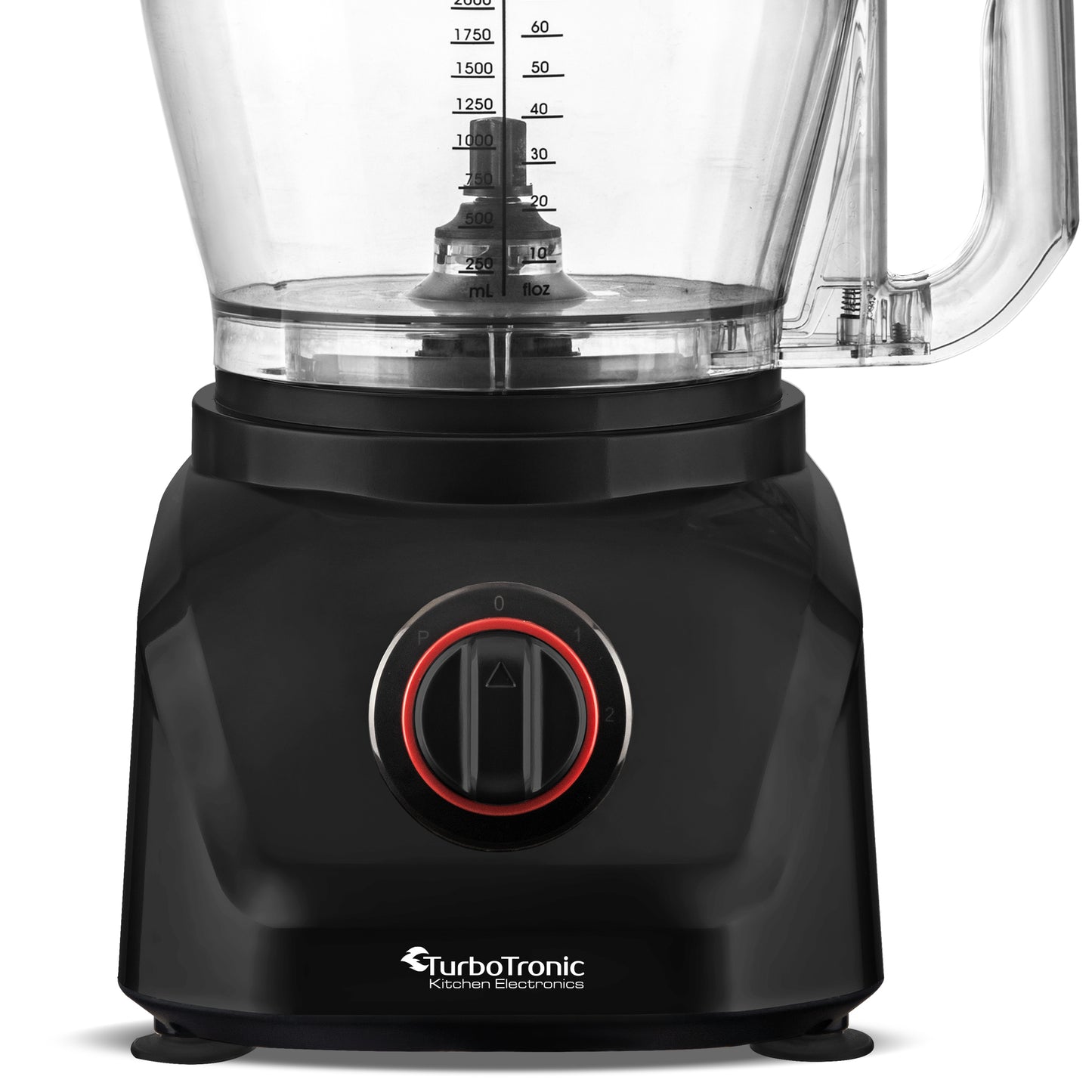 TurboTronic FP900 foodprocessor - 8-i-1 - 3 liter - sort