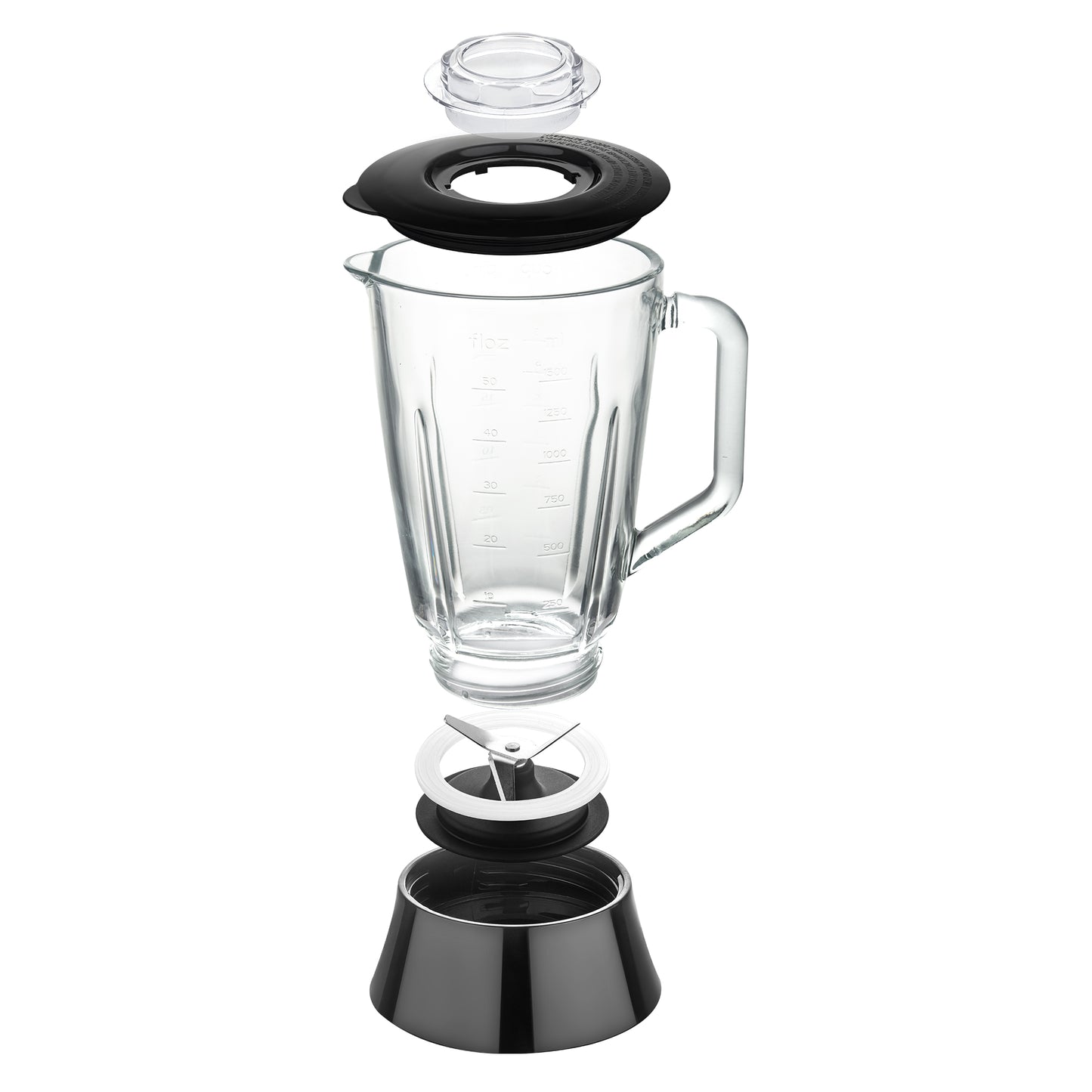 TurboTronic FP900 foodprocessor - 8-i-1 - 3 liter - sort