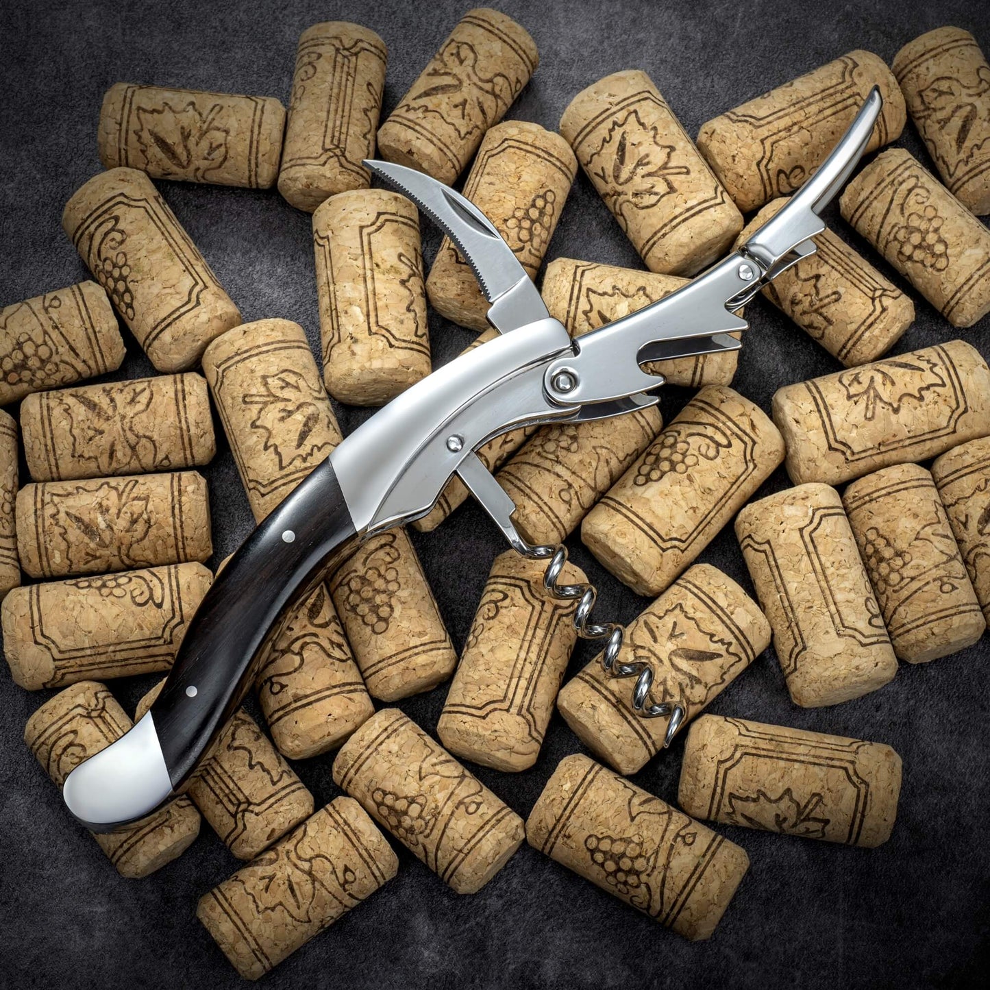 Proptrækker - Laguiole Vita Vinci - Ibenholt