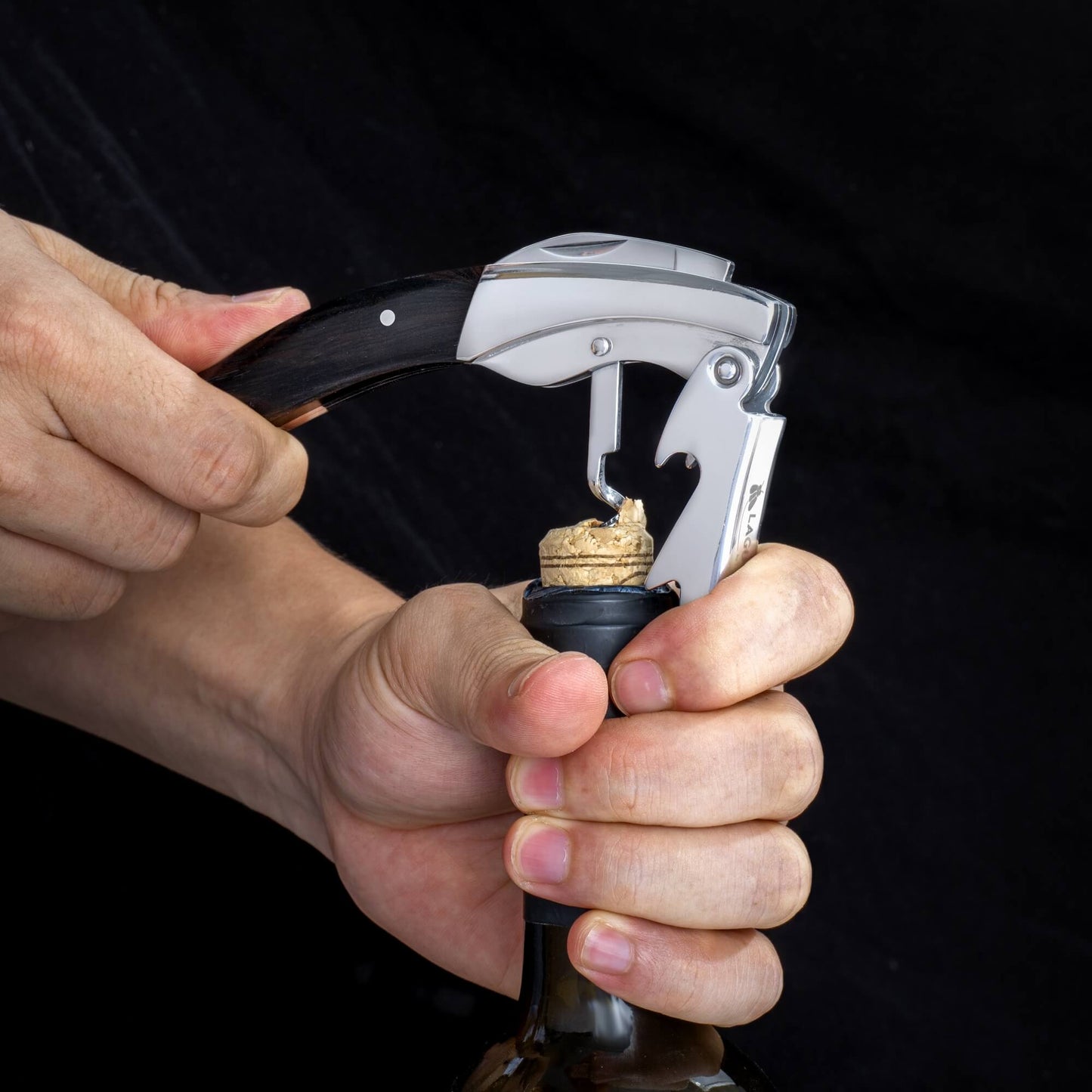 Proptrækker - Laguiole Vita Vinci - Ibenholt