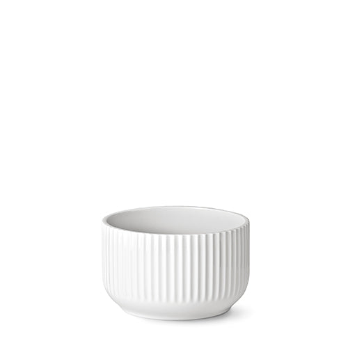 Lyngby skål, 20 cm, hvid porcelæn