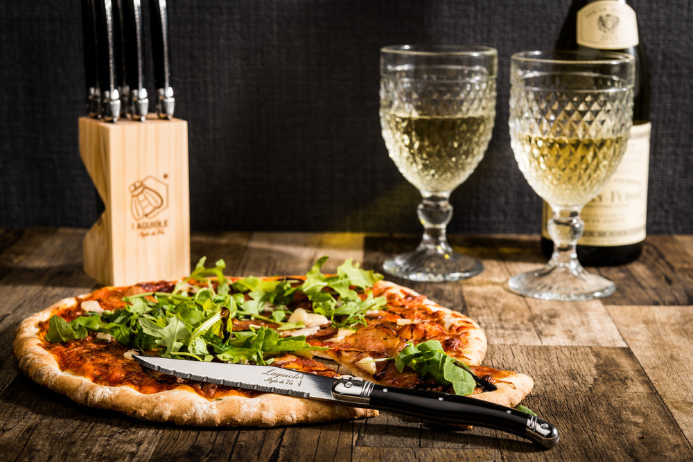 Steakknive - Premium - 6 stk - Sort