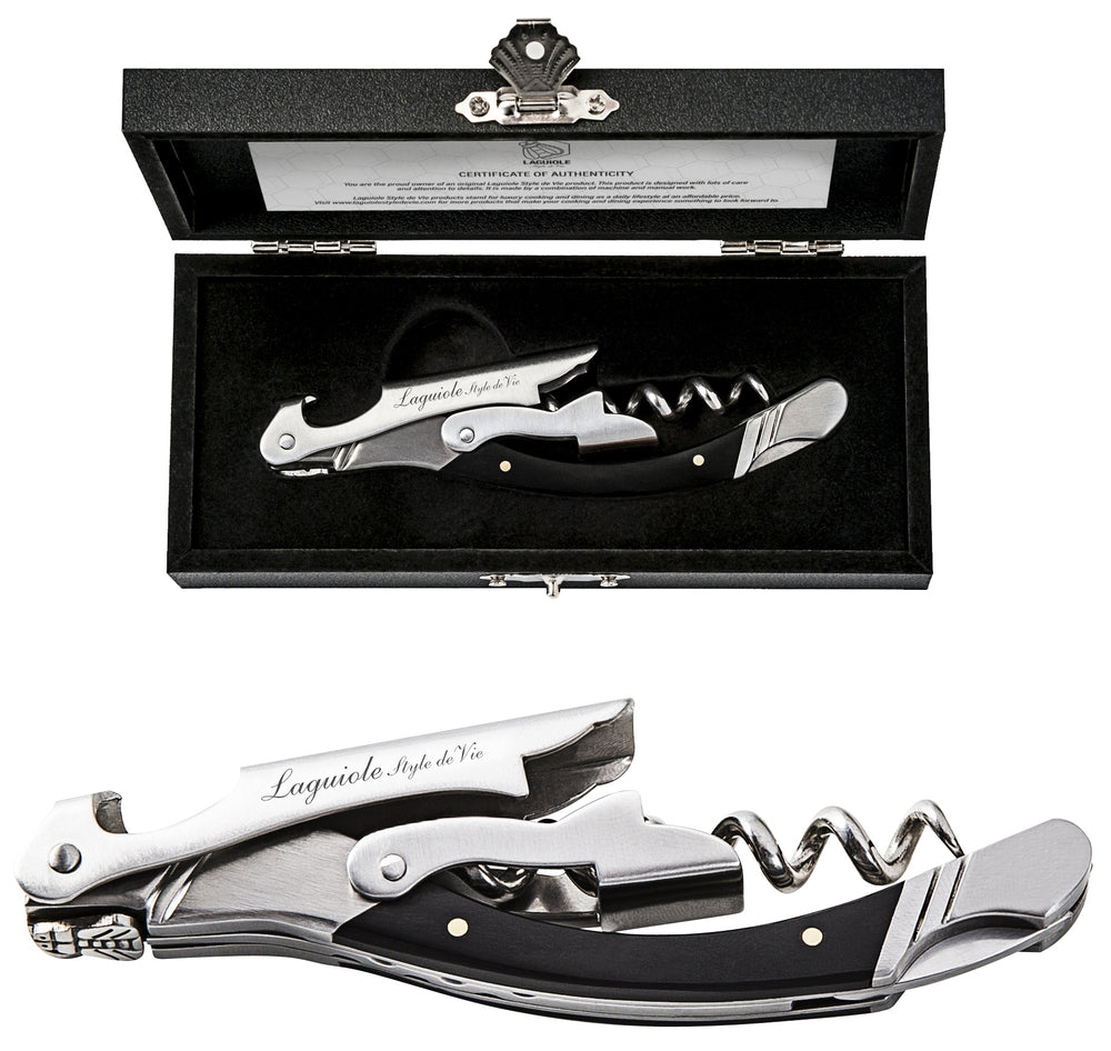 Laguiole Proptrækker Sort