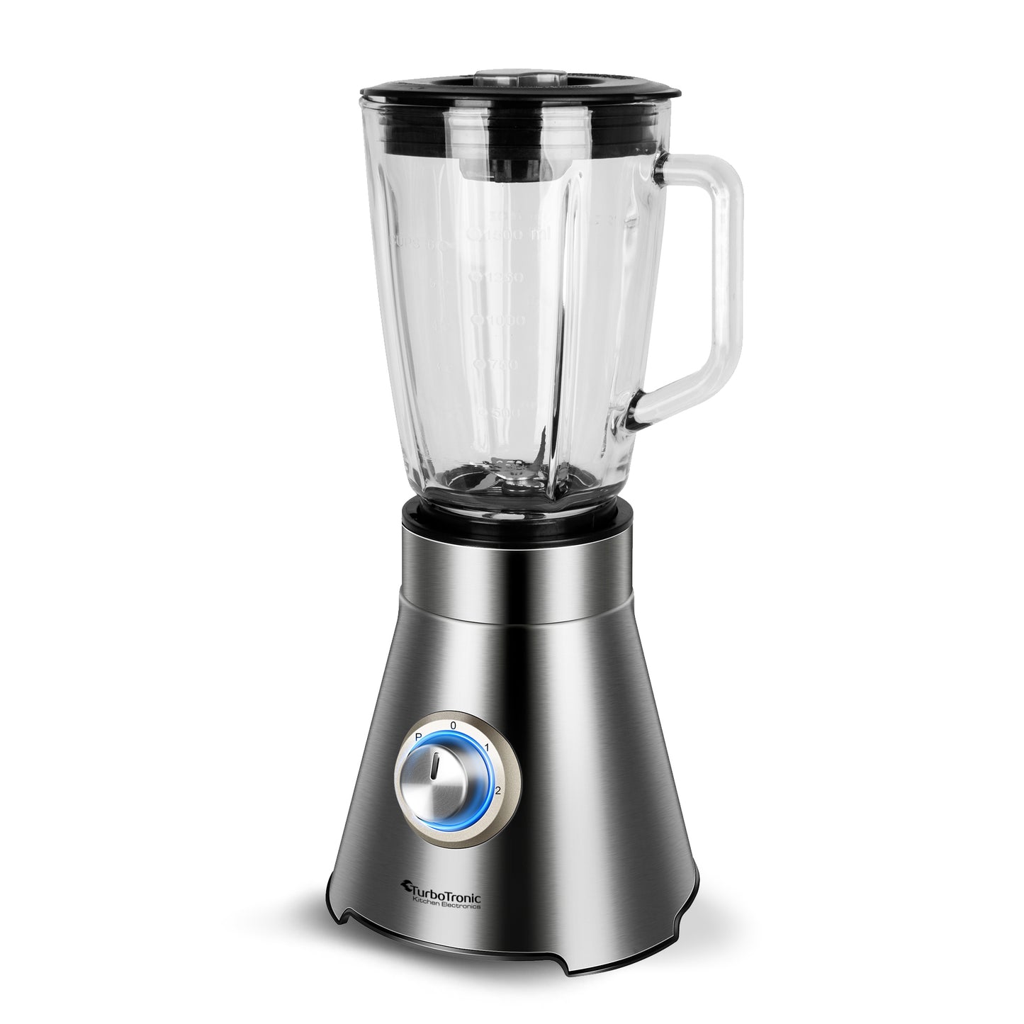TurboTronic BG9 Blender+juicer - 1.5 liter - Rustfrit stål