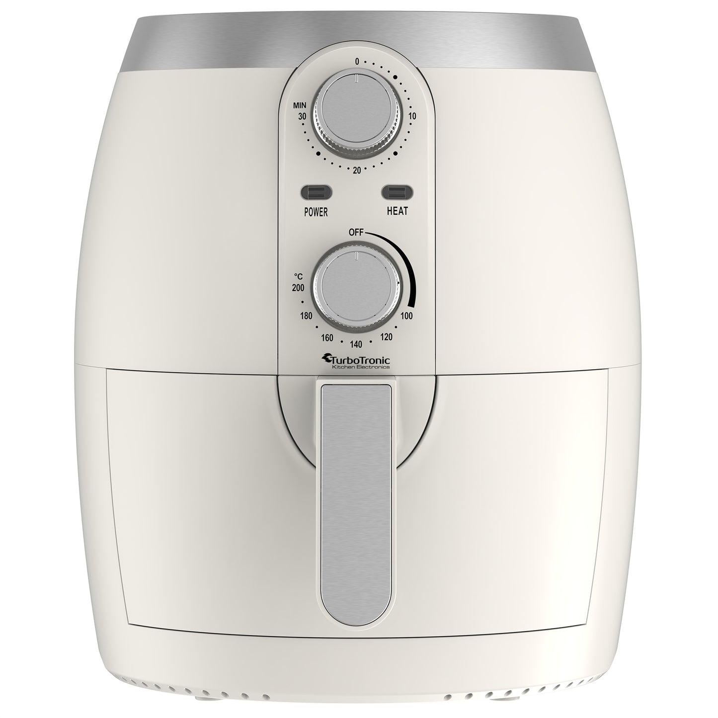 TurboTronic AF10M Airfryer - Hot air fryer - 3.5L - Hvid
