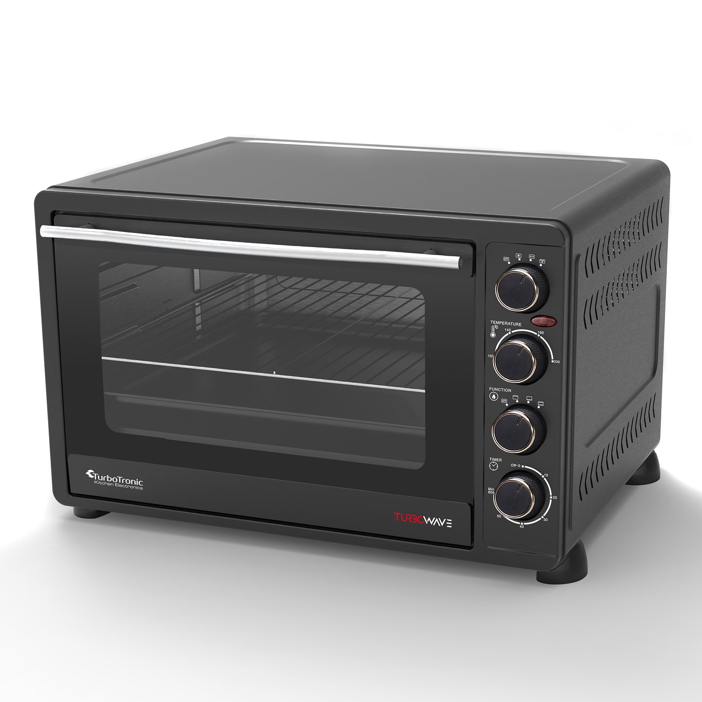 TurboTronic EV60 El-ovn - 60 liter - Sort