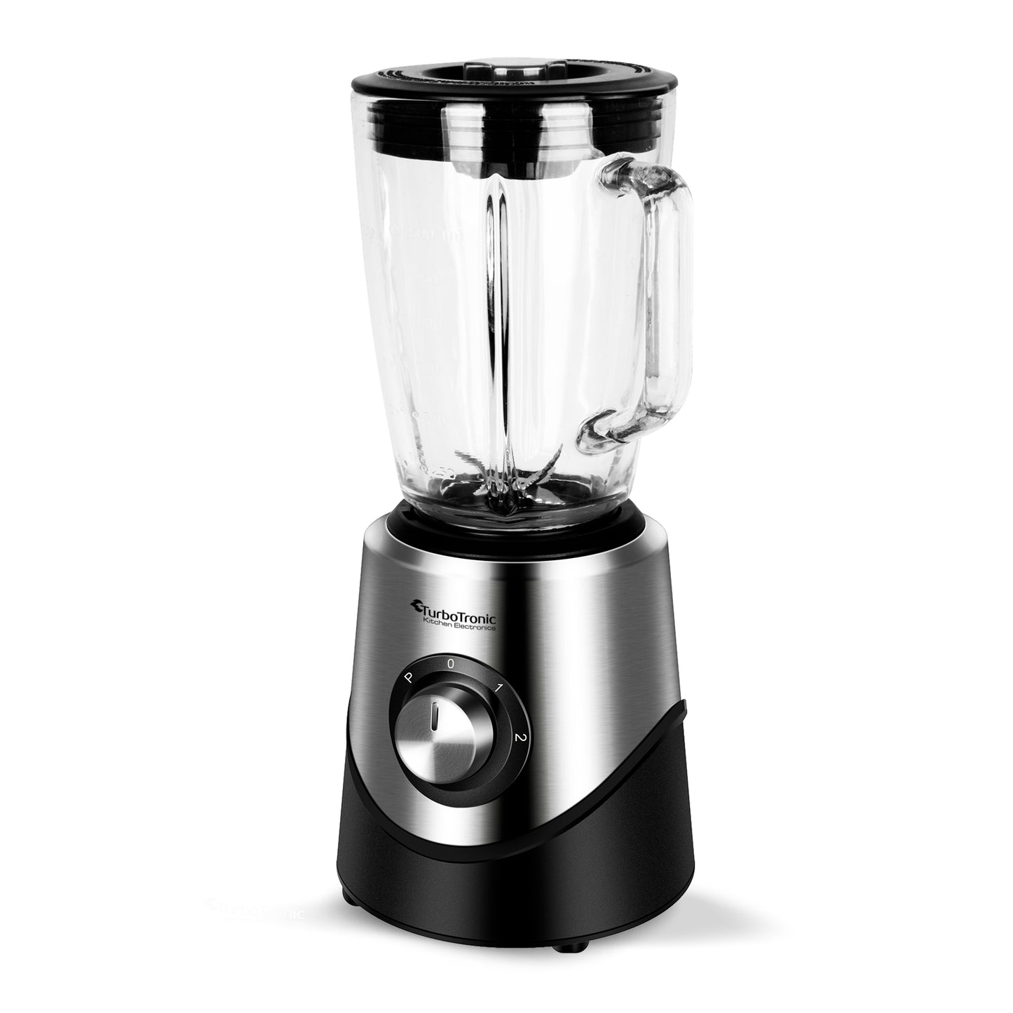TurboTronic BG7 Blender - Grinder - 1.5 Liter - Sort / Rustfritstål