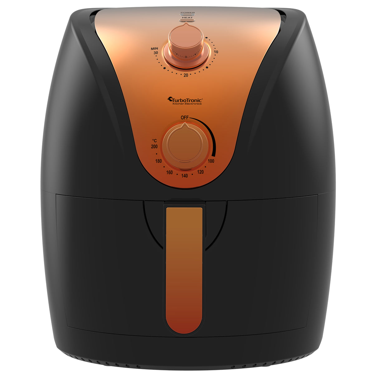 TurboTronic AF9M Airfryer - 3.5 Liter - Sort