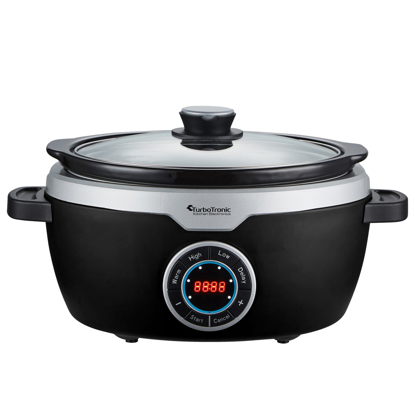 TurboTronic SC100 Digital Slowcooker - 3.5 Liter - Sort