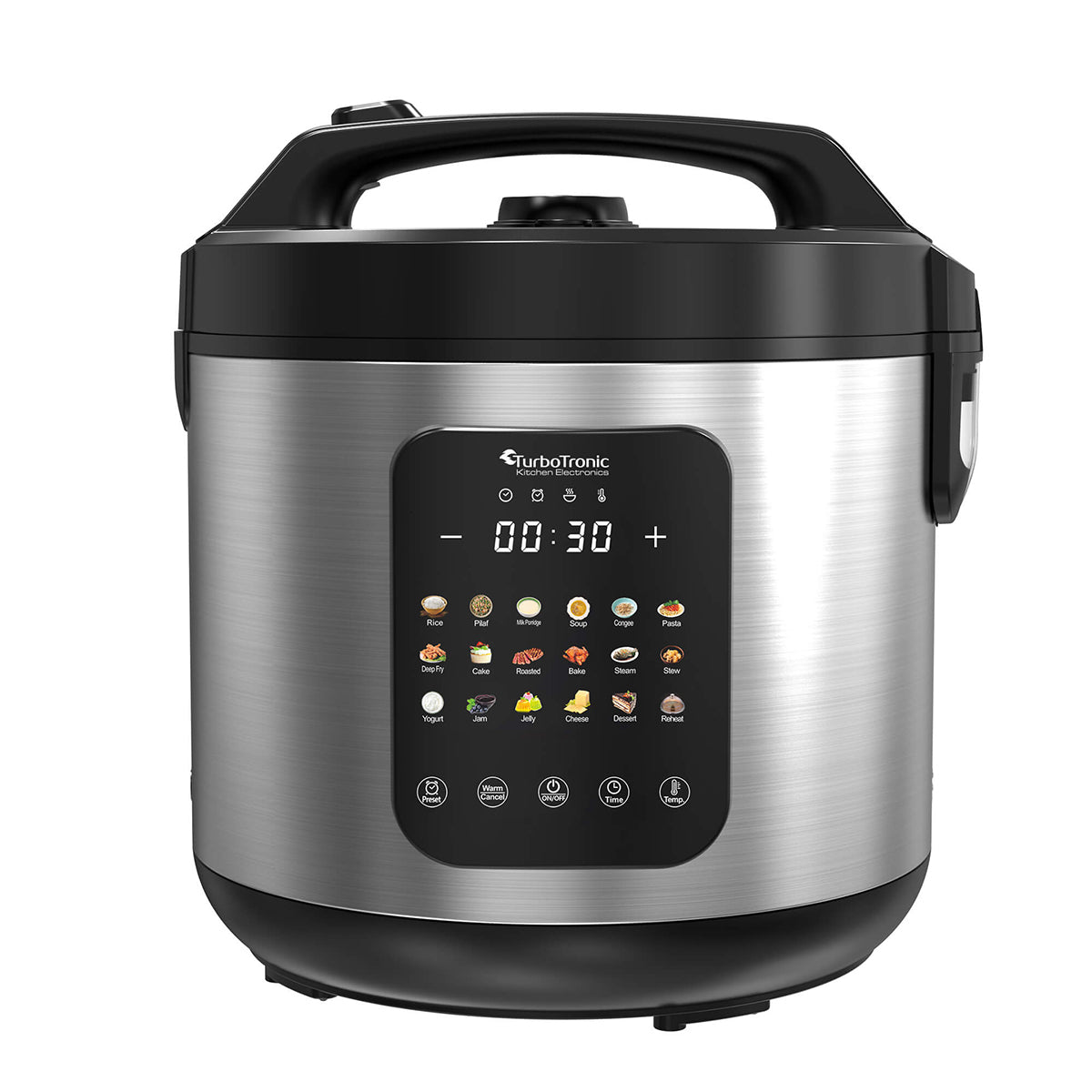 TurboTronic DMC18 Multicooker - Rustfrit stål