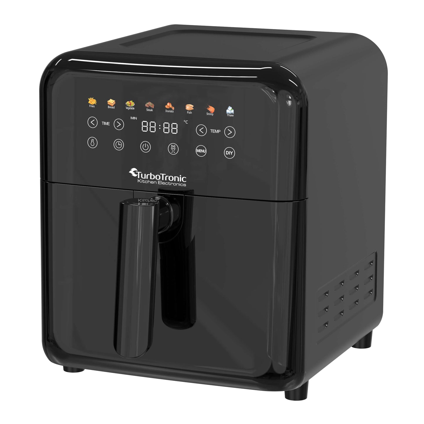 TurboTronic AF190 Digital Airfryer - Sort