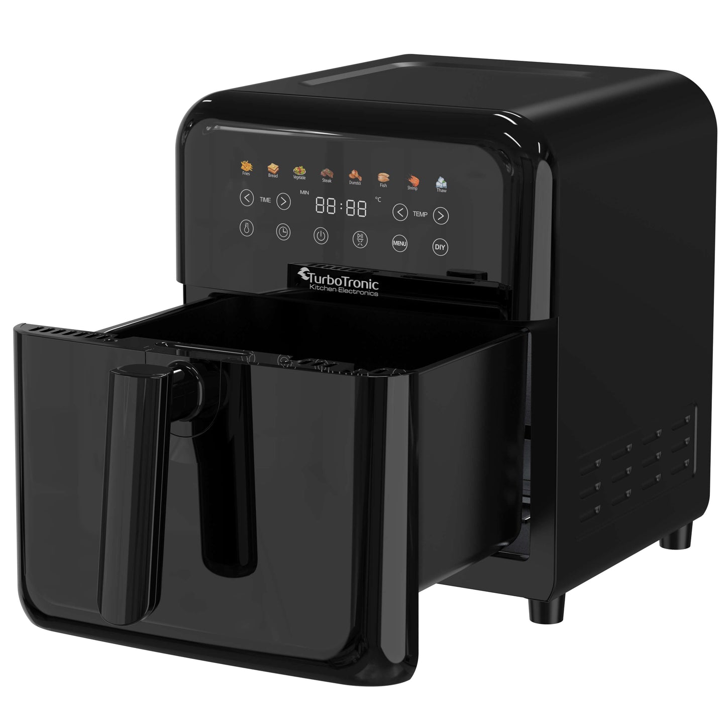 TurboTronic AF190 Digital Airfryer - Sort