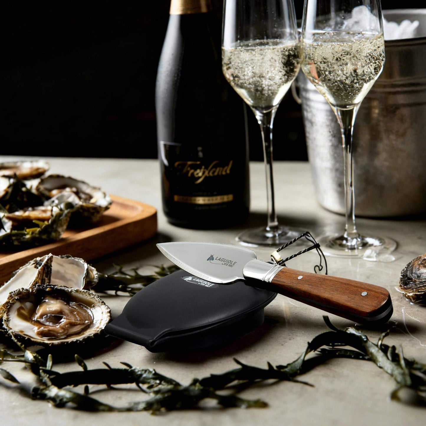 Østerssæt - Laguiole Vita Vinci - Rosentræ