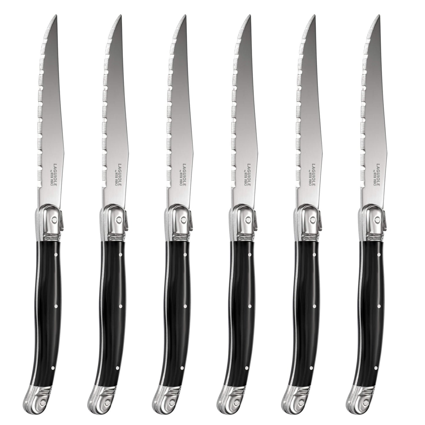 Steakknive - Laguiole Vita Vinci - Avanza - Sort