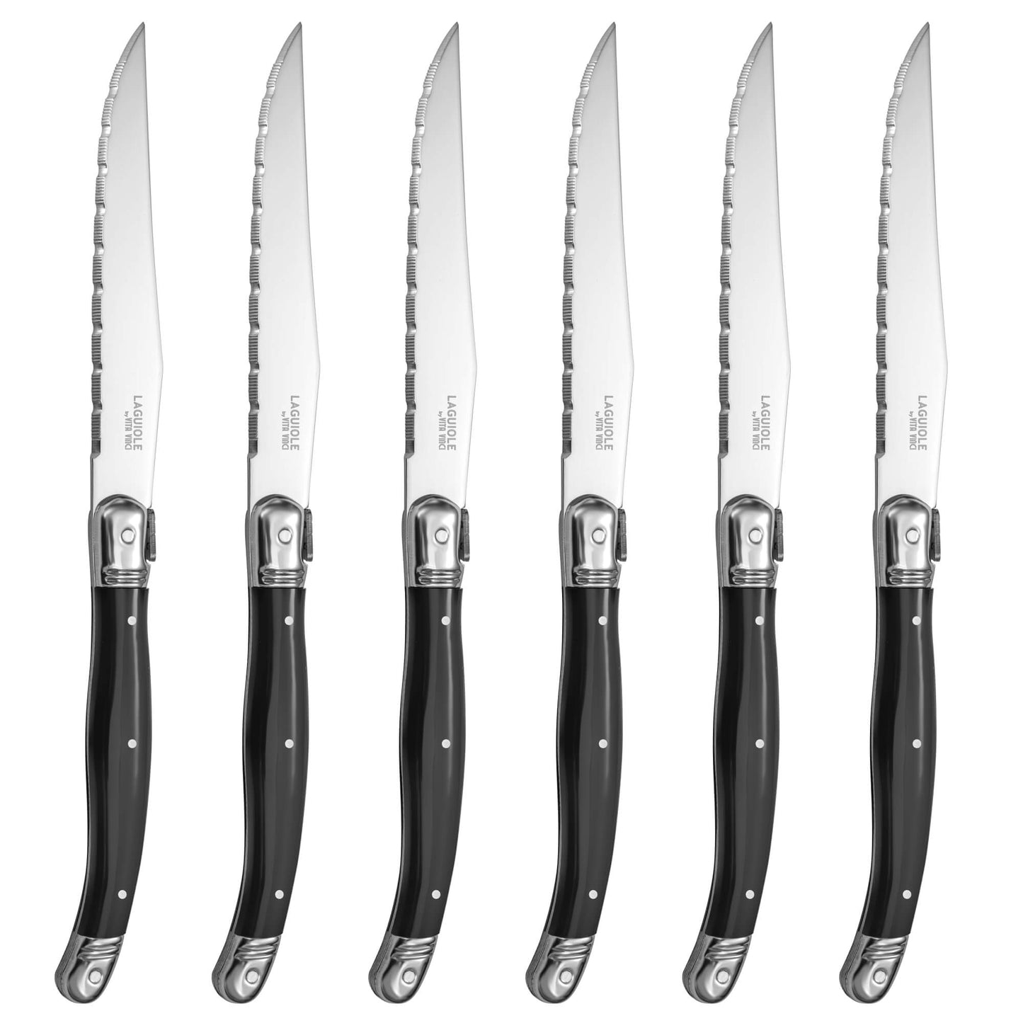 Steakknive - Laguiole Vita Vinci - Avanza - Sort