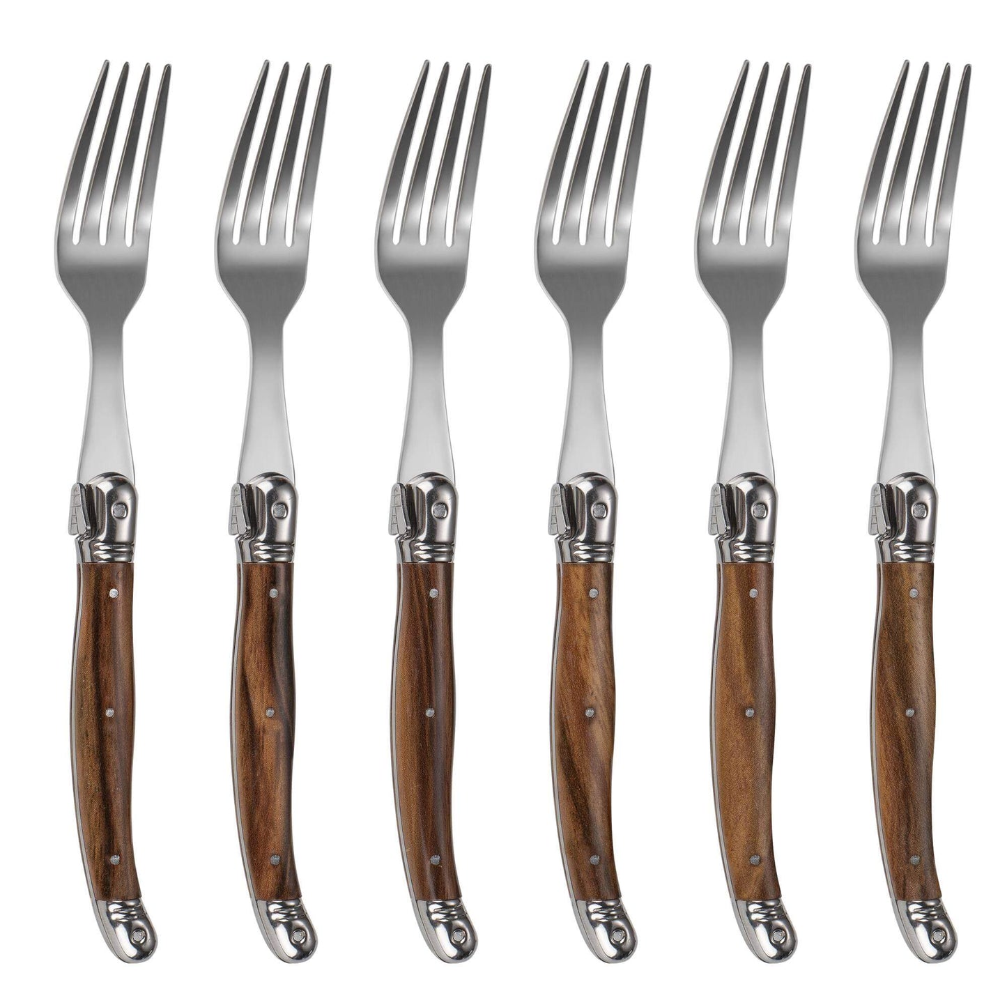 Steakgafler - Laguiole Vita Vinci - Avanza - Mørk træ