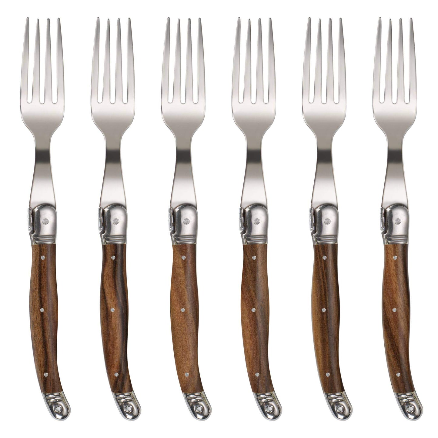 Steakgafler - Laguiole Vita Vinci - Avanza - Mørk træ