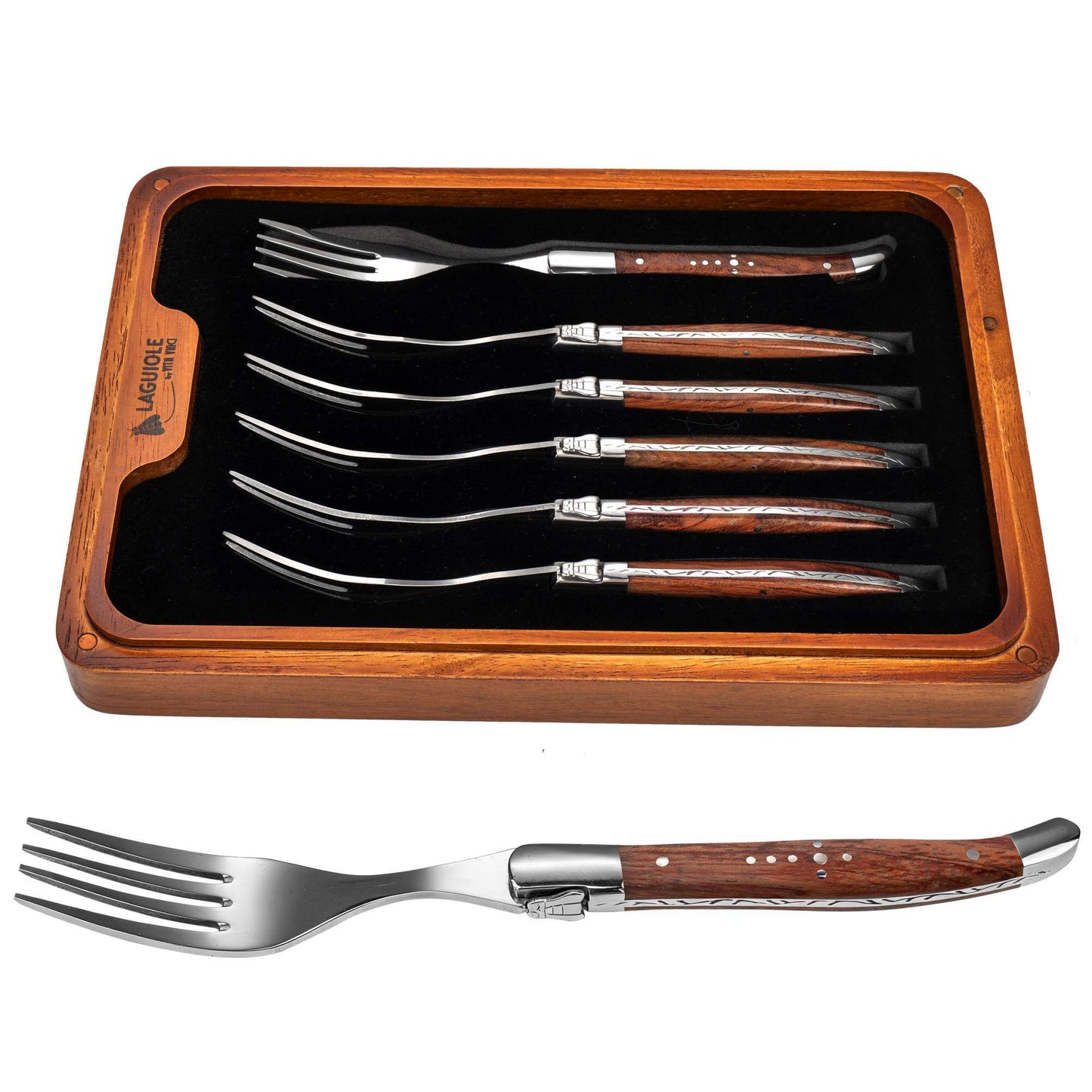 Gafler - Laguiole Vita Vinci - Prestigio - Rosentræ