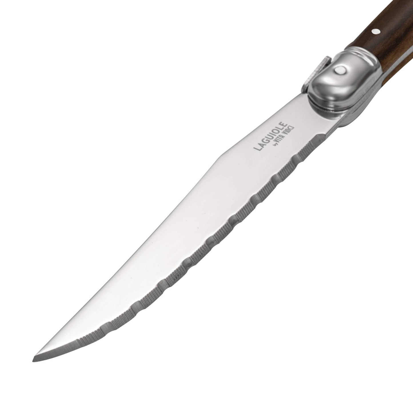 Steakknive - Laguiole Vita Vinci - Avanza - Mørkt træ