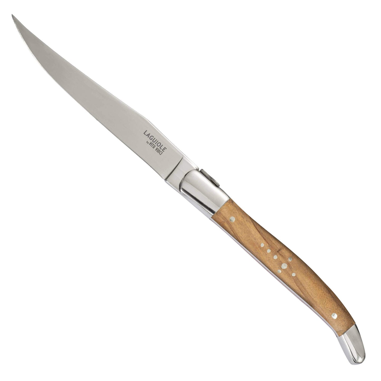 Steakknive - Laguiole Vita Vinci - Prestigio - Oliventræ