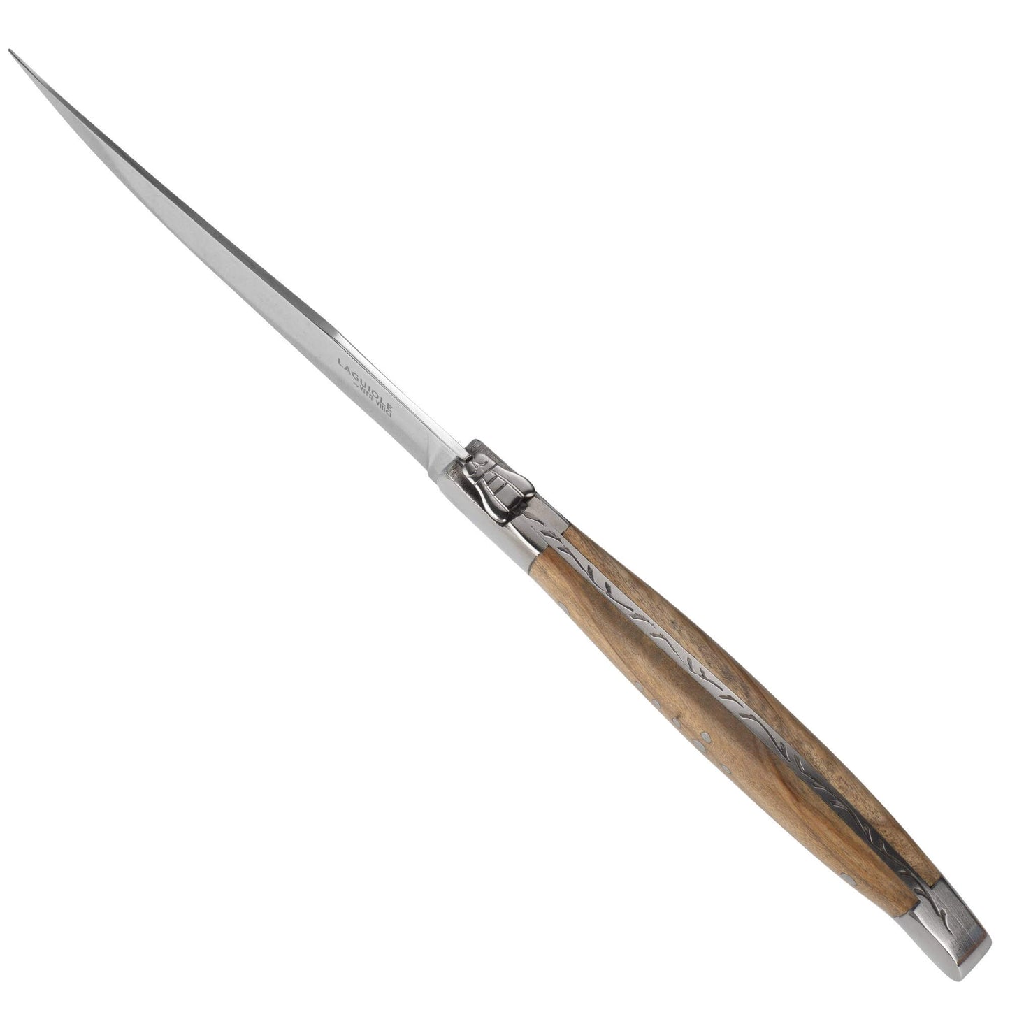 Steakknive - Laguiole Vita Vinci - Prestigio - Oliventræ