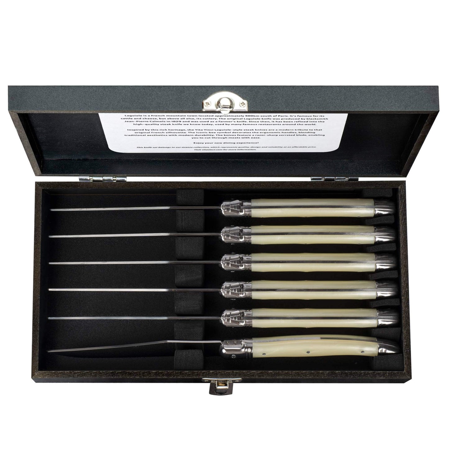 Steakknive - Laguiole Vita Vinci - Avanza - perlemor