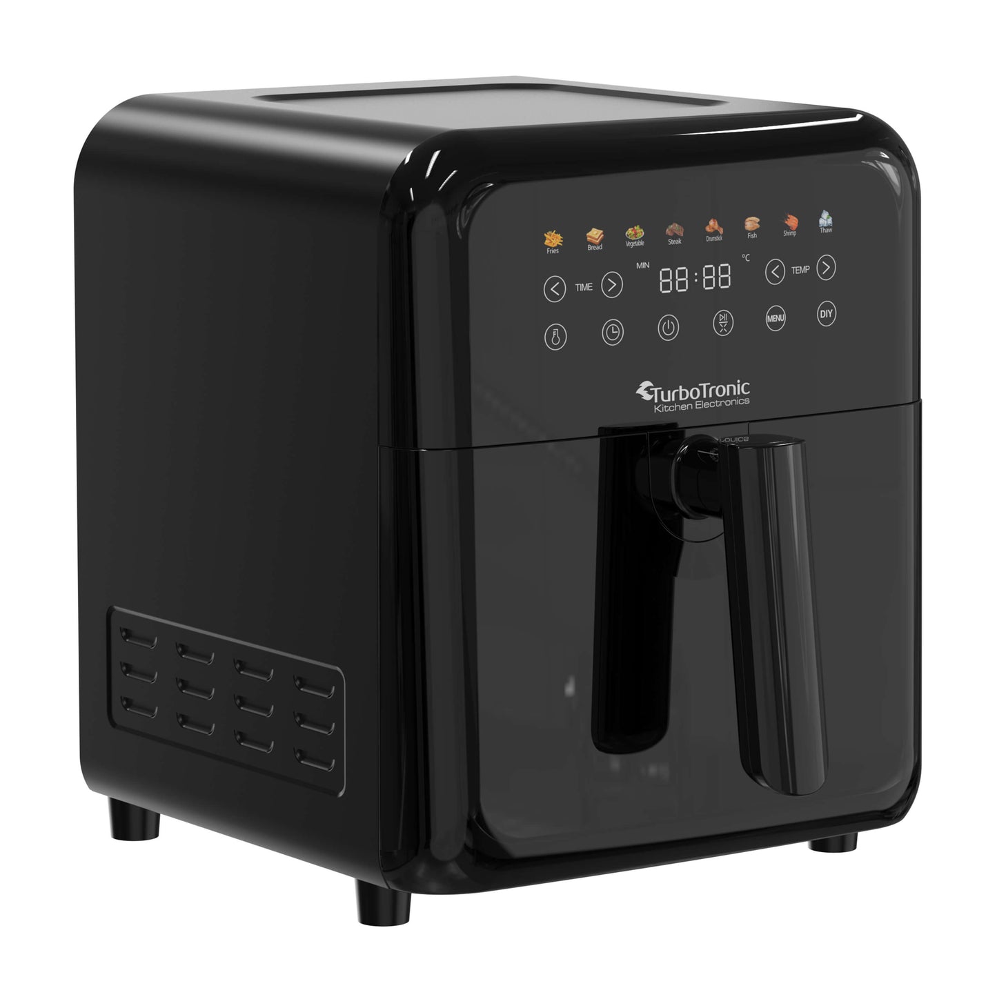 TurboTronic AF190 Digital Airfryer - Sort