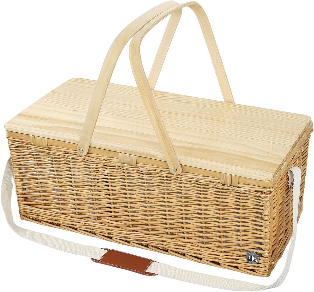 Cilio picnickurv PALERMO med tilbehør, 4 personer