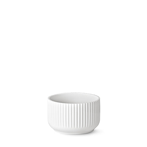 Lyngby skål, 17 cm, hvid porcelæn
