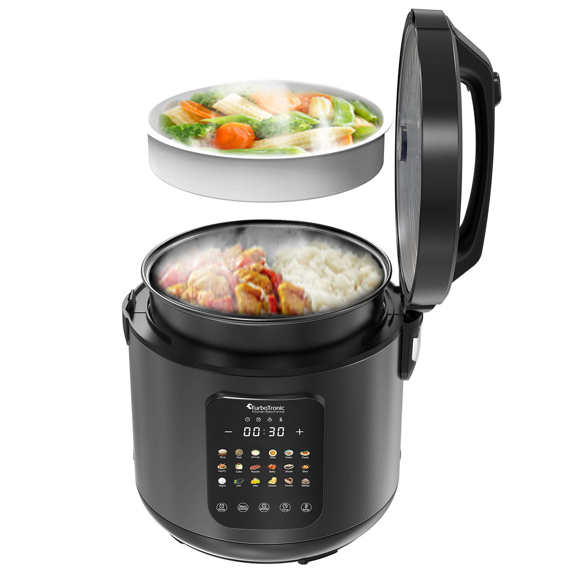 TurboTronic DMC18 Multicooker - Sort