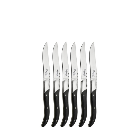 Steakknive - Luksus -  Ibenholdt, 6 stk