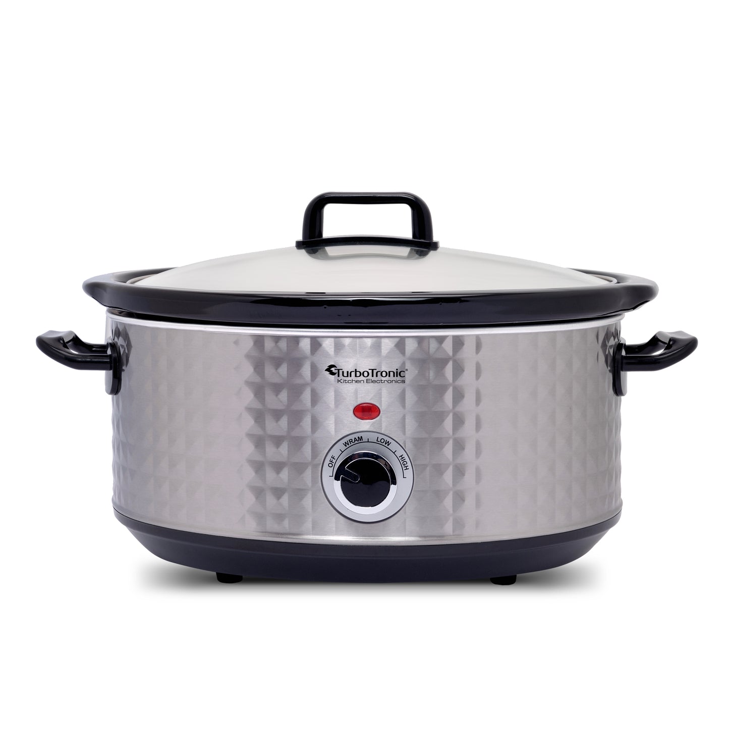 TurboTronic SC6D Slow Cooker - Steamer - 6,5 liter - Rustfrit stål