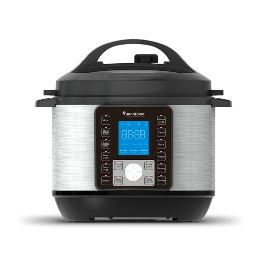 TurboTronic DPC8 Digital trykkoger - 6 liter - rustfrit stål/Sort