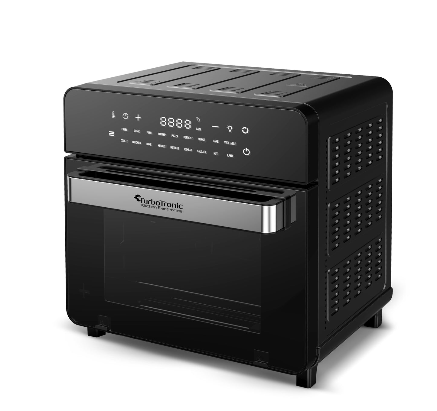 TurboTronic AF5 Hot air fryer - Airfryer XXL - 15L - Sort
